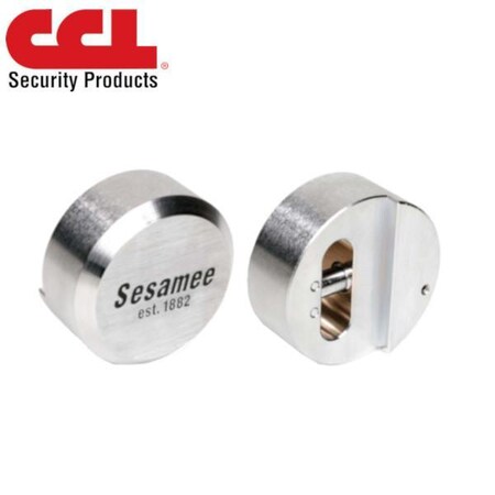 Ccl CCL: 930 Hidden Shackle Padlock Hardened Steel SFIC LESS CYL CCL-930SFIC
